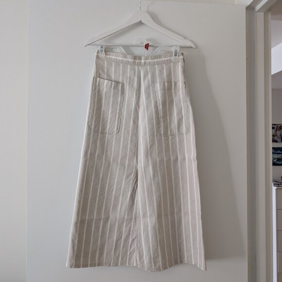 Massimo Dutti Cotton Beige Dress Size 4 - Picture 1 of 2